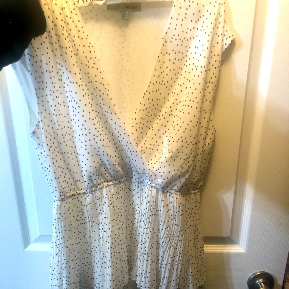 Beautiful black and white dress with layers